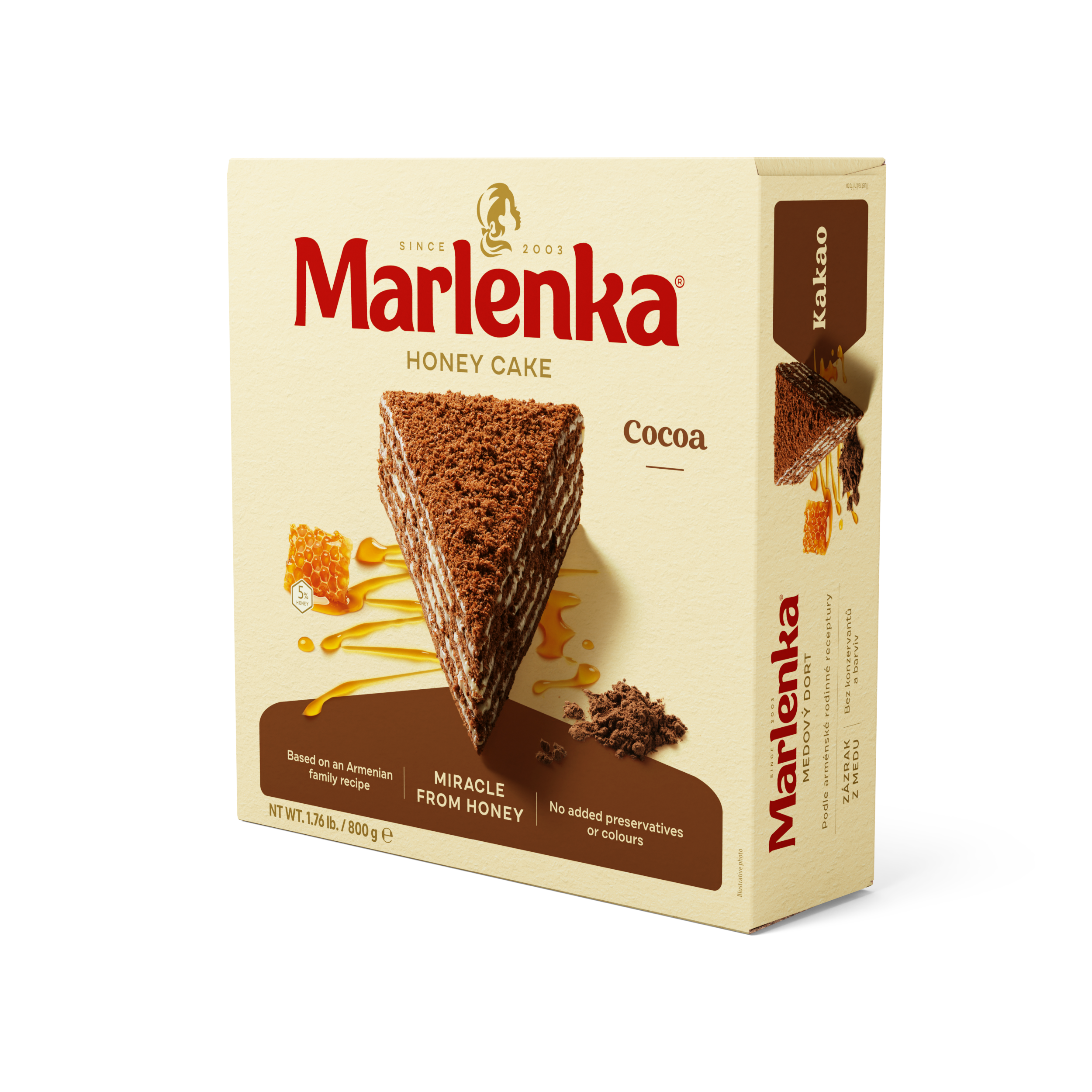 Cocoa Honey Cake MARLENKA® 800 g