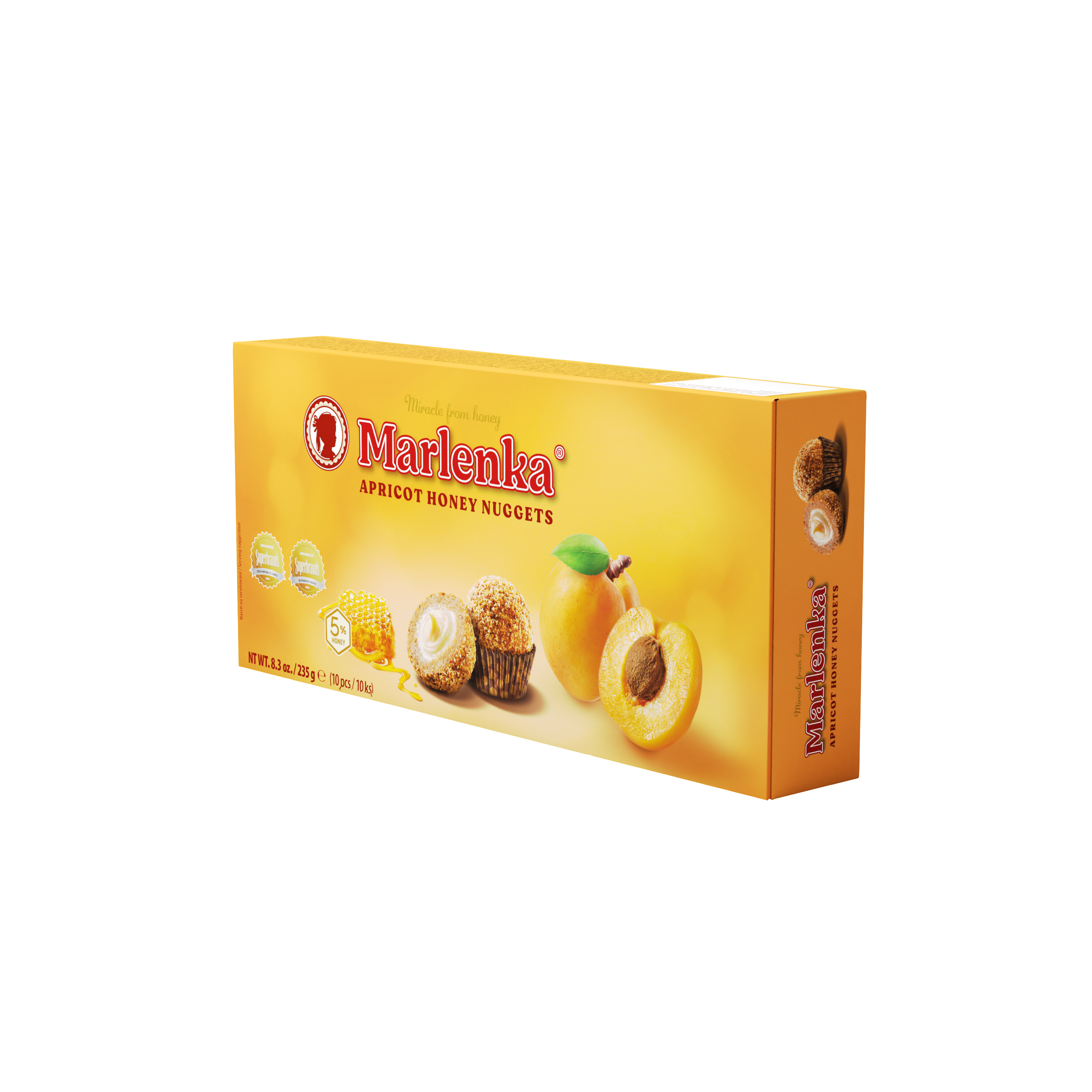 Apricot Honey Nuggets MARLENKA® 235g