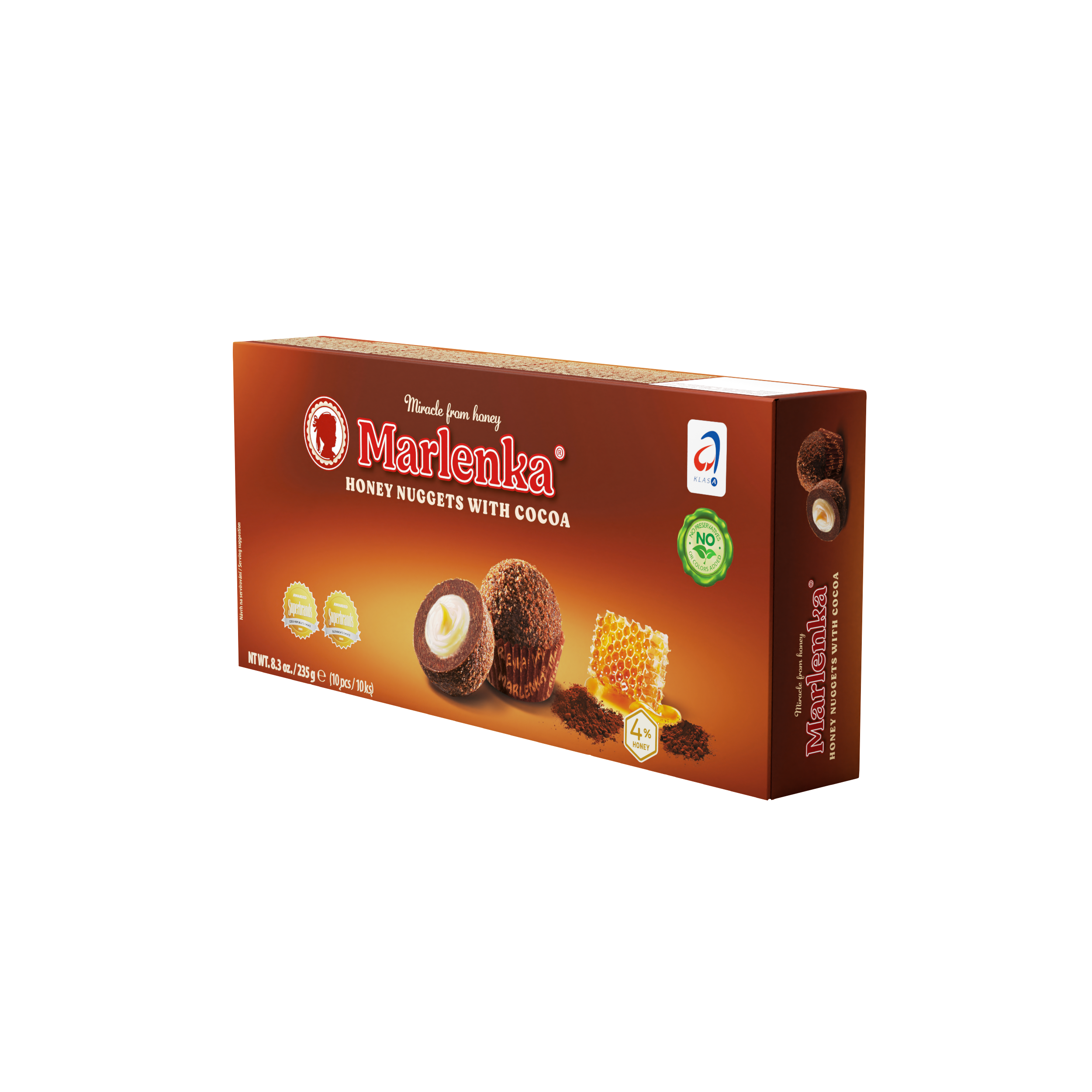 Cocoa Honey Nuggets MARLENKA® 235g