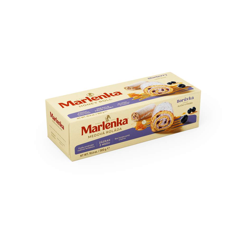 Honey Roll MARLENKA® with Blueberries  300g