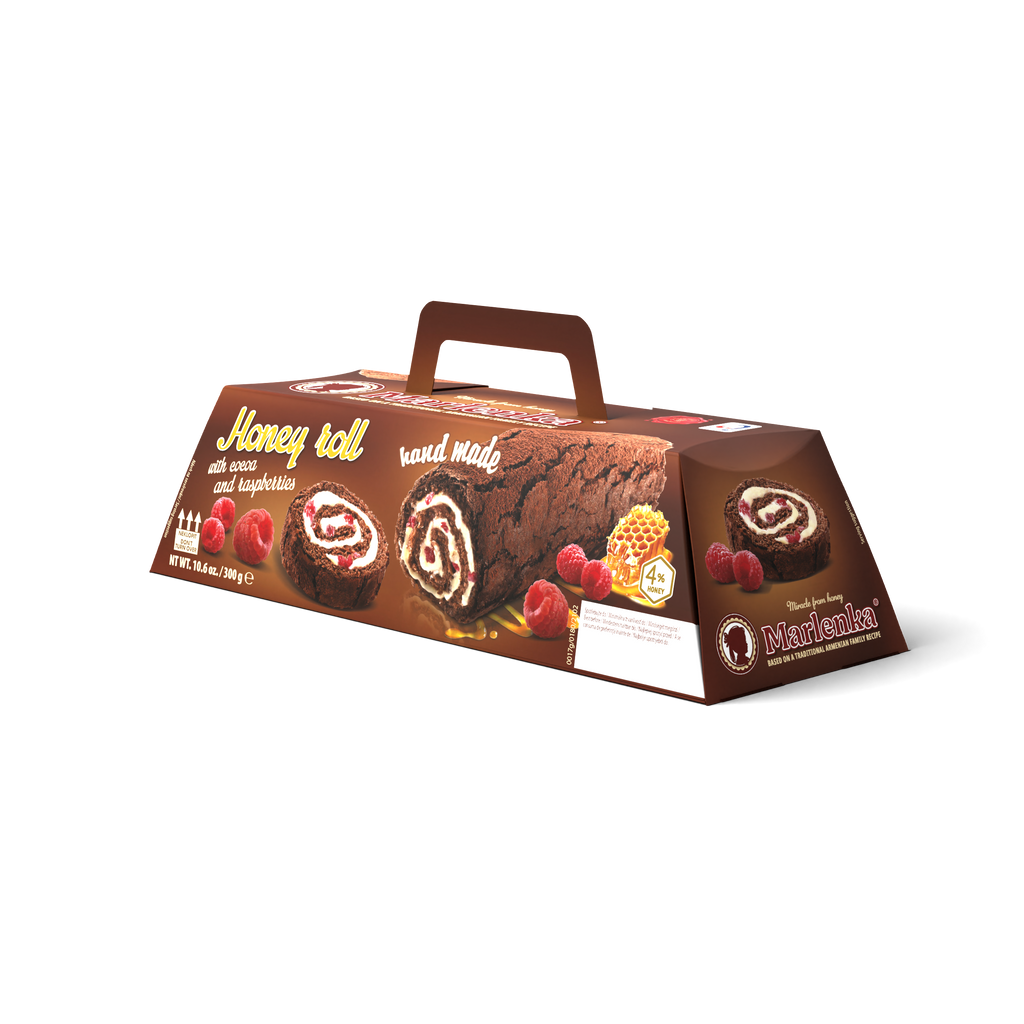 Honey Roll MARLENKA® with Cocoa&Raspberries  300g